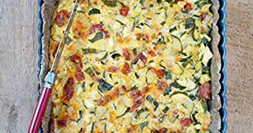 Quiche courgettes et parmesan (quiche, amap, veggie)