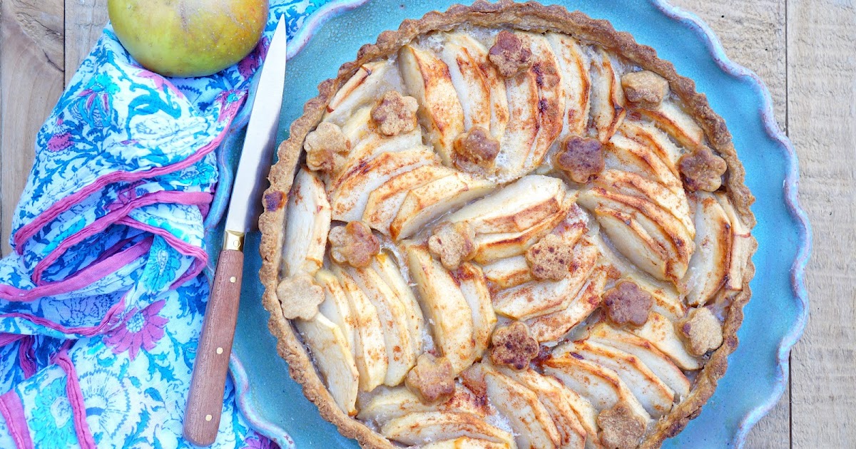 Tarte pommes, cannelle, miel (dessert, goûter, tarte)