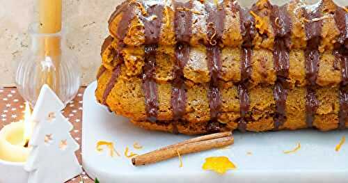 Cake de Noël (ou pas) butternut, cannelle et chocolat (gâteau, dessert, goûter, vegan)