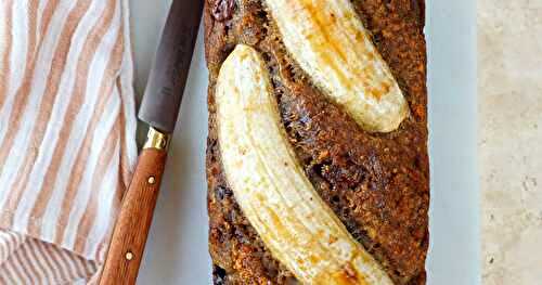 Bananabread (goûter, vegan, sans gluten)