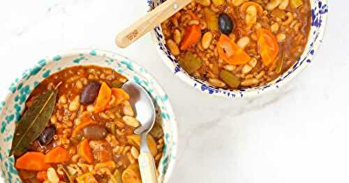 Minestrone hivernal à ma façon (soupe, amap, veggie)