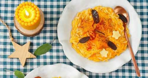 Orzo, butternut, sauge, comté (pâtes, amap, veggie)