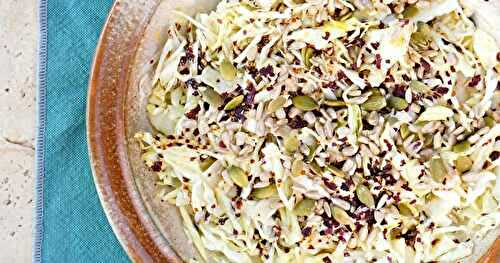 Salade de chou à l'algue dulse (salade, amap, vegan)