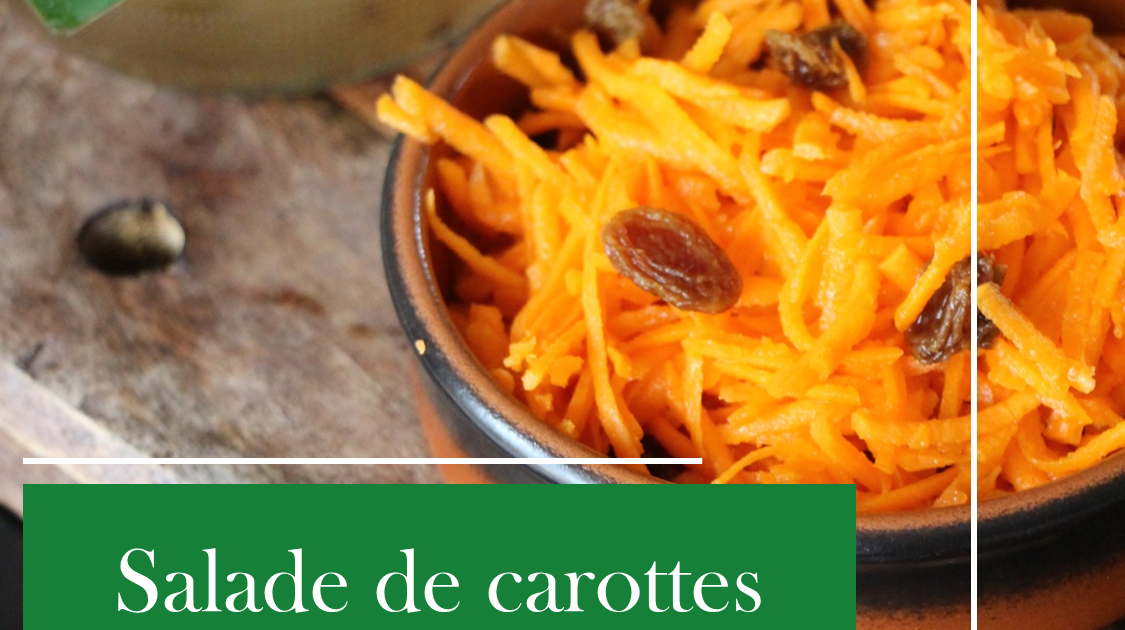 Salade de carottes râpées et raisins secs : une recette facile et healthy pour un repas léger