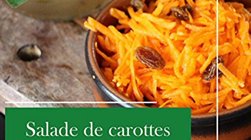 Salade de carottes râpées et raisins secs : une recette facile et healthy pour un repas léger