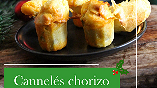 Cannelés Apéritifs au Chorizo et Olives : Une Explosion de Saveurs