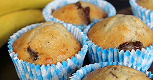 Muffins à la banane et pépites de chocolat : recette moelleuse et irrésistible