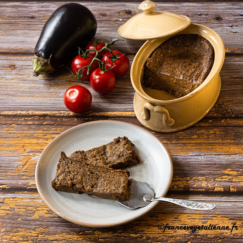 Terrine d'aubergine (végétarien, vegan)