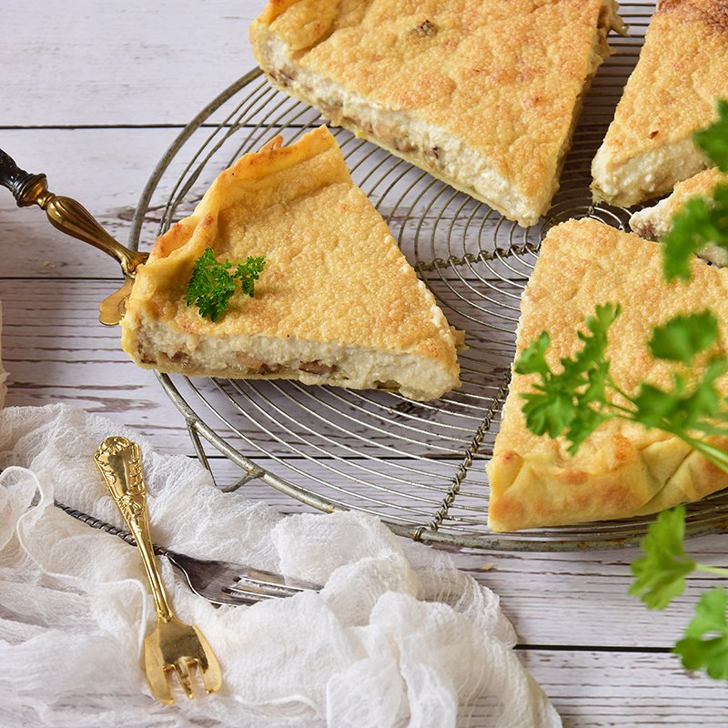 Quiche vosgienne (végétarien, vegan)