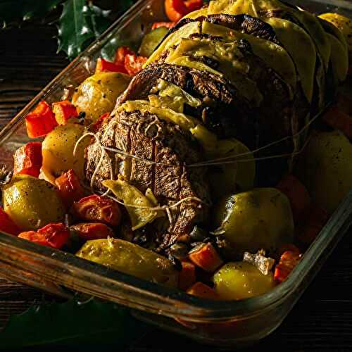 Rôti végétal façon Orloff (végétarien, vegan)