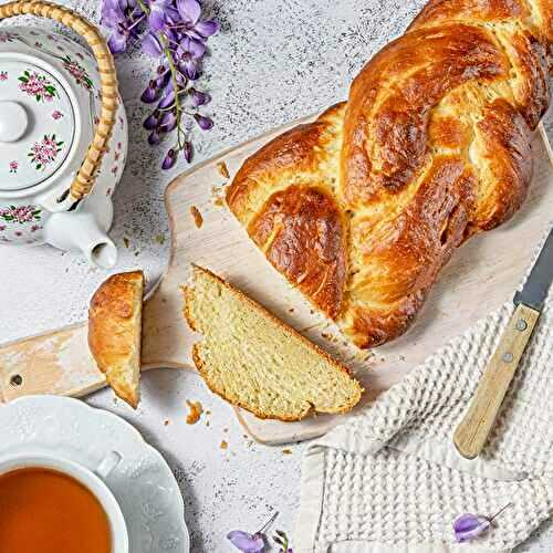 Brioche tressée / zopf (végétalien, vegan)