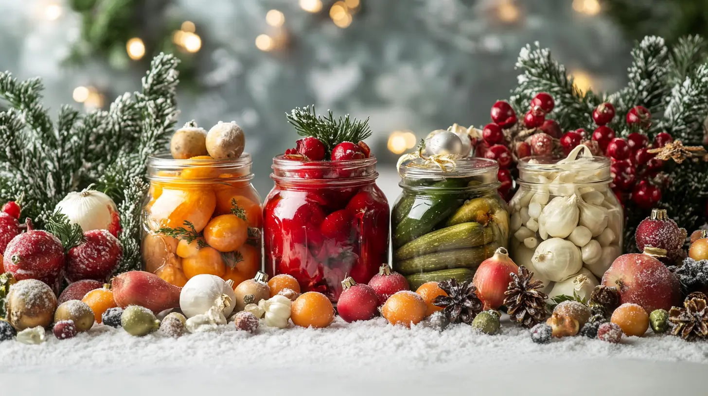 Les bienfaits des aliments fermentés pendant les fêtes