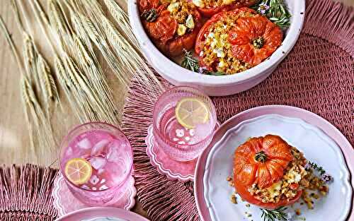 Tomates farcies au Quinoa et Fourme de Montbrison