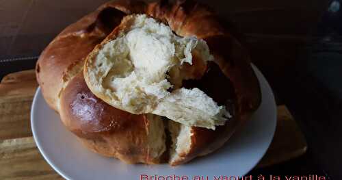 Brioche au yaourt à la vanille