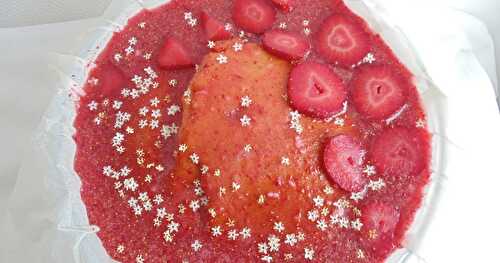 Gâteau coco fraise