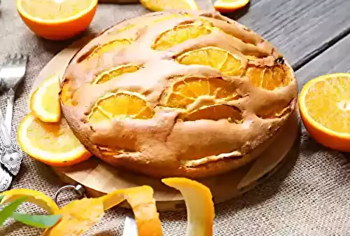 Gâteau à l'orange rapide : parfait pour accompagner une tasse de thé.