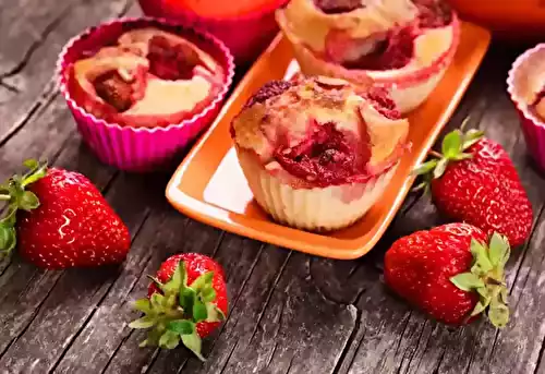 Muffins aux fraises moelleux – Une recette maison facile et gourmande