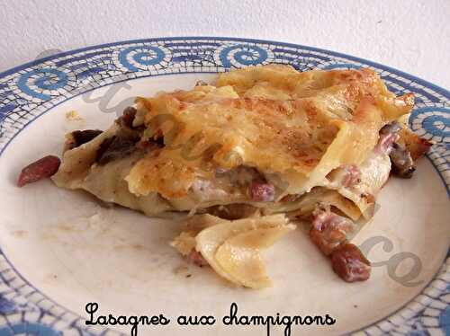 Lasagnes aux champignons