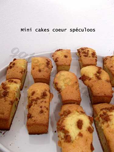 Mini cakes coeur spéculoos