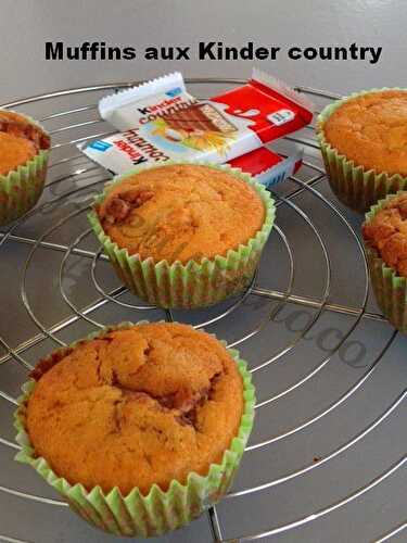 Muffins aux Kinder country