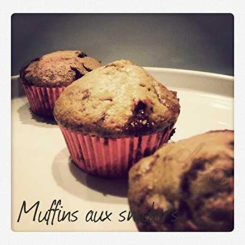 Muffins aux snickers