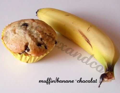 Muffins chocolat-banane