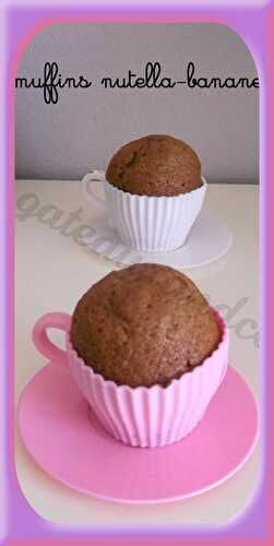 Muffins nutella-banane