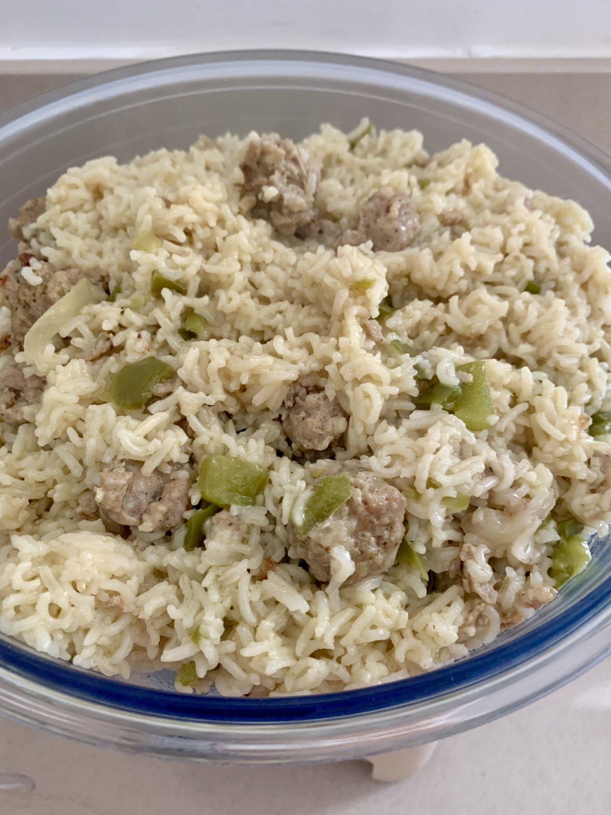 Riz aux saucisses au cookeo