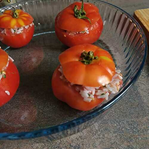 Tomates farcies du jardin 