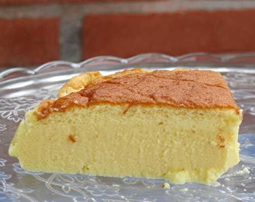 Gâteau nuage au fromage et à la vanille (de la Réunion)
