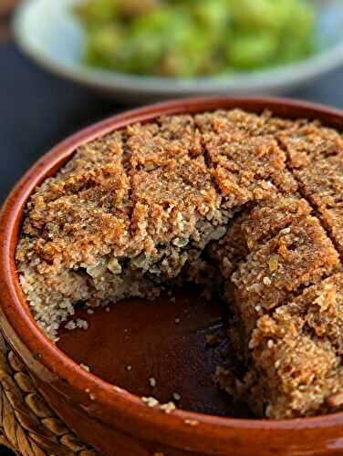 Kobeba égyptienne (gâteau à la viande hachée et boulghour)