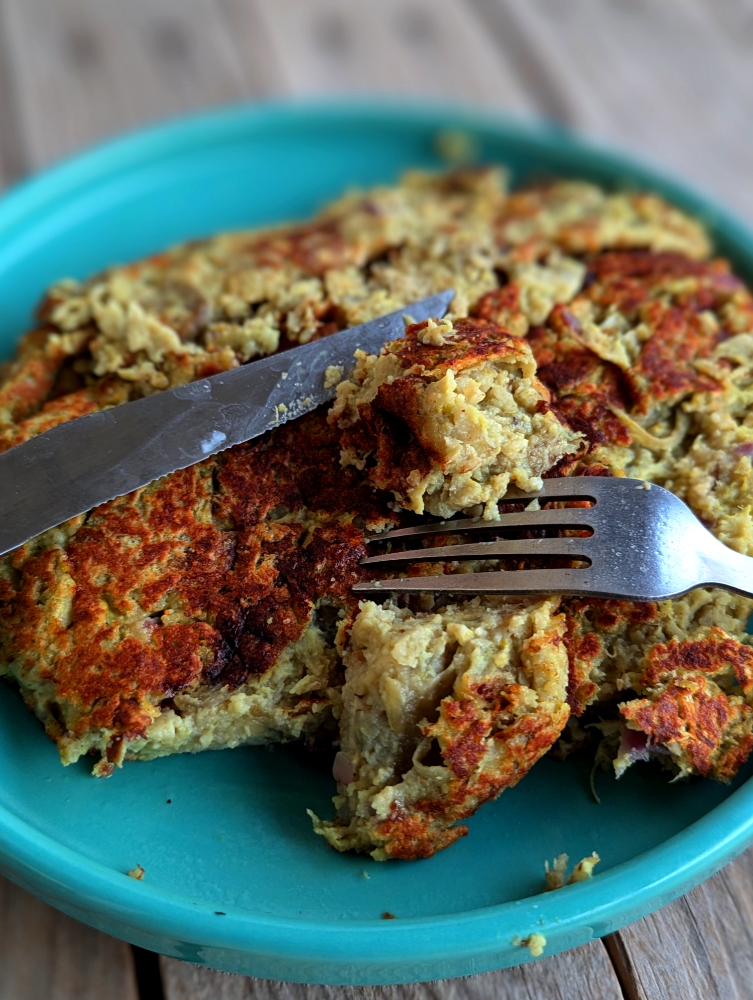 Des galettes d’aubergines au parmesan