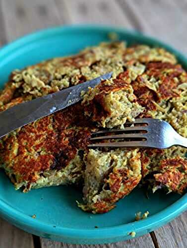 Des galettes d’aubergines au parmesan