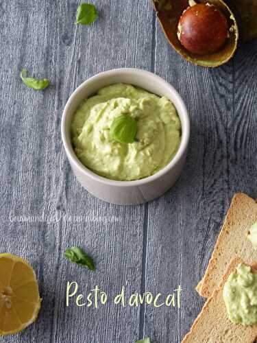 Pesto d'avocat