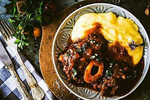 Mon Osso Buco de veau à la Milanaise