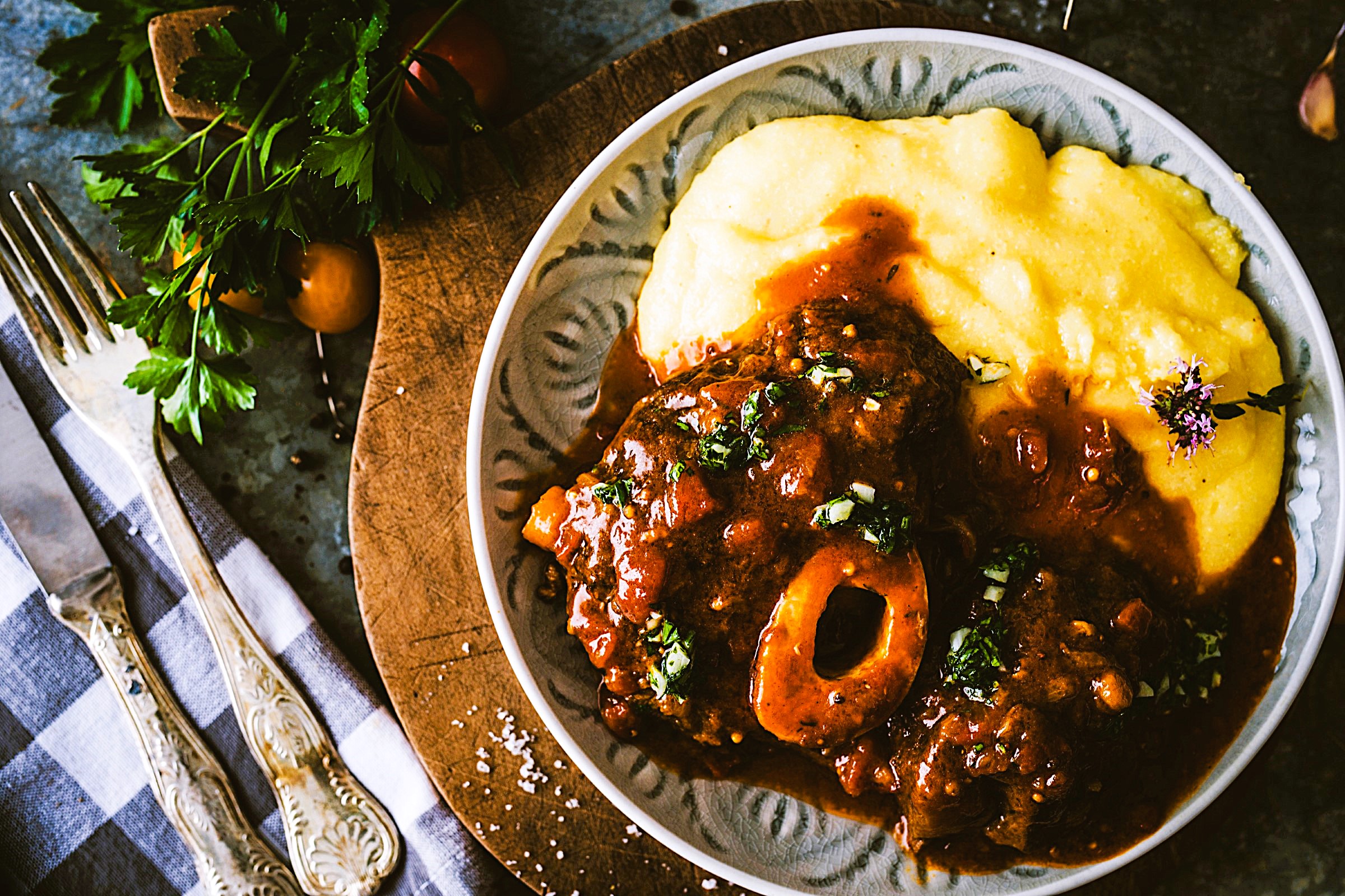 Mon Osso Buco de veau traditionnel Milanais