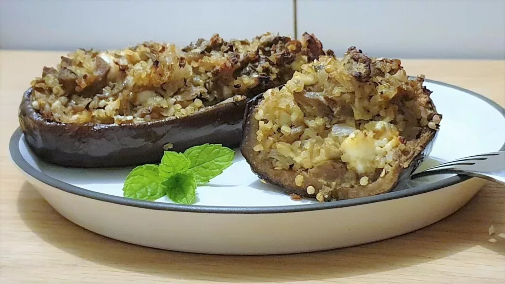 Aubergines farcies à la Féta