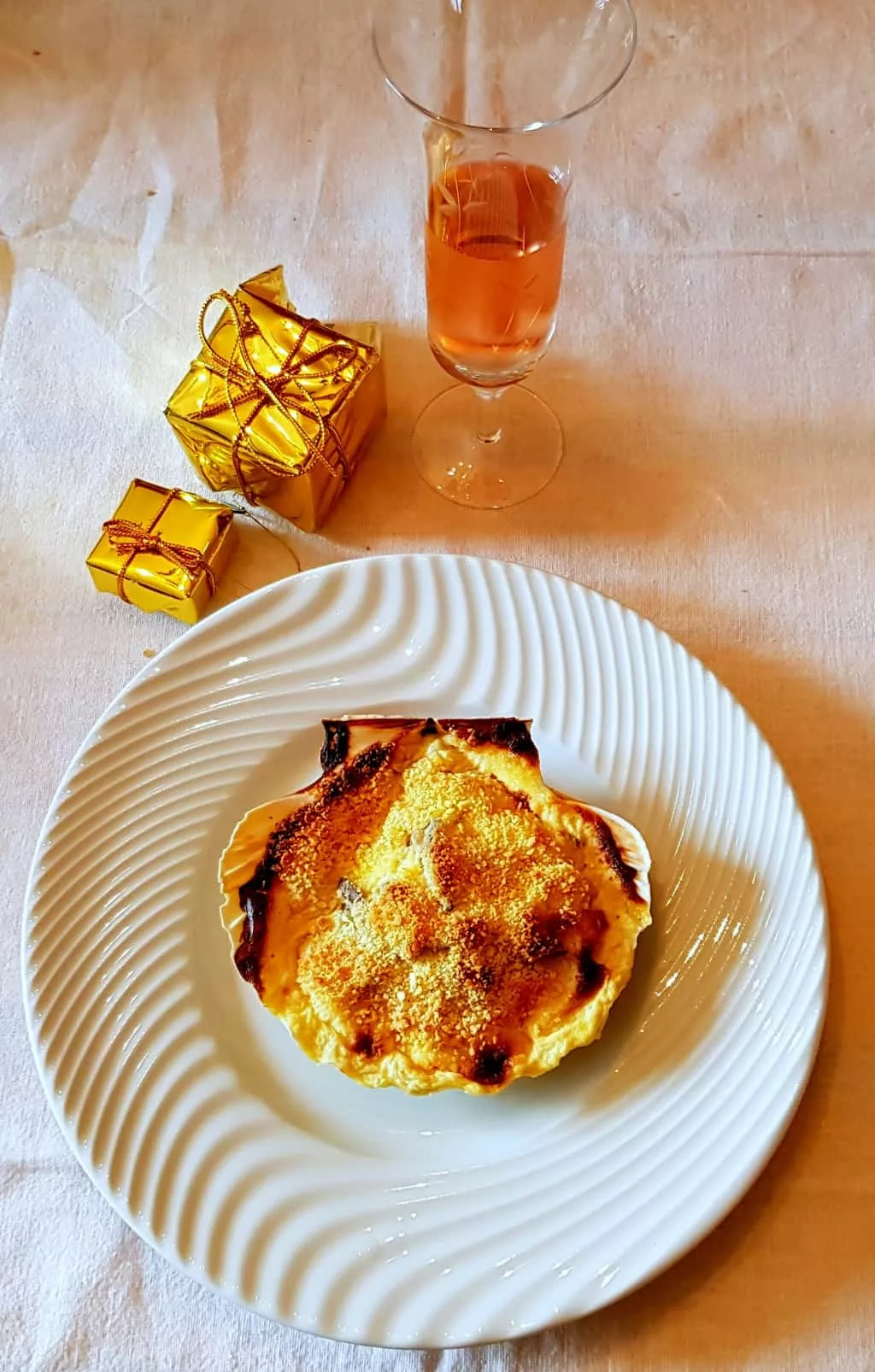 Coquilles Saint-Jacques gratinées