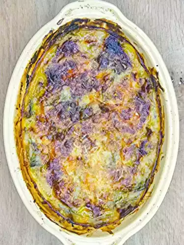 Côtes de blettes en gratin