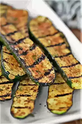 Courgettes grillées à l’huile d’olive