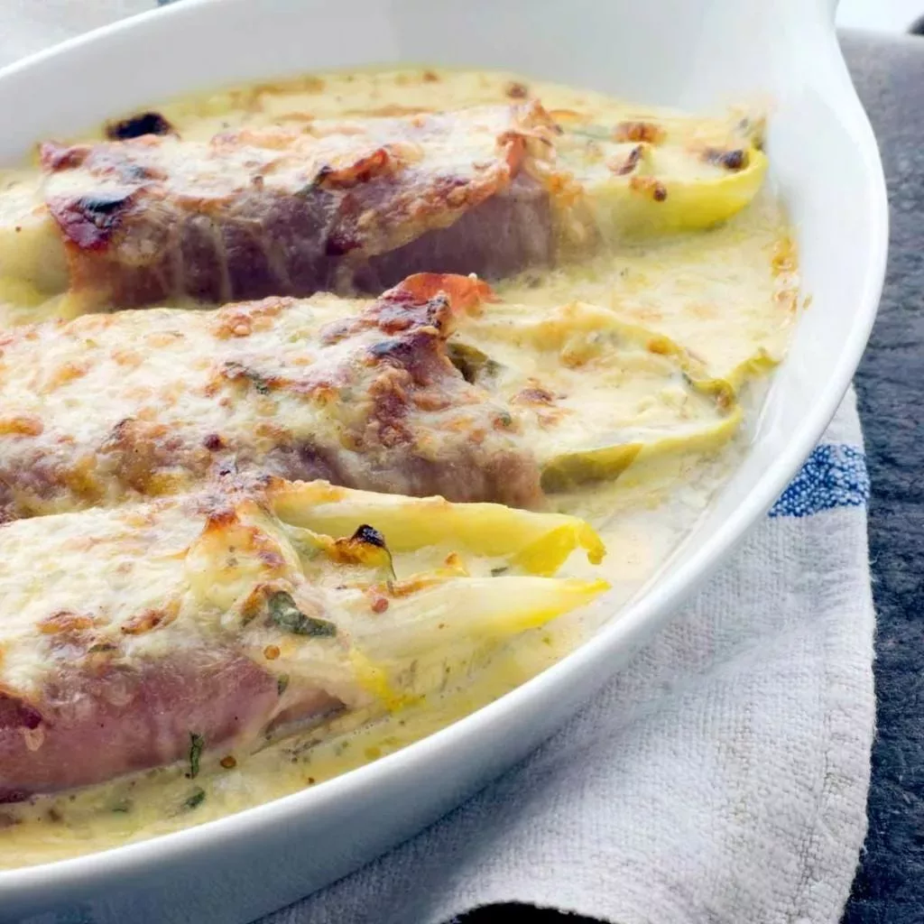 Endives au Jambon et à la Béchamel