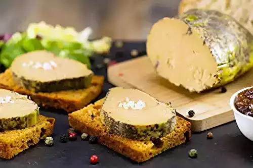 Foie gras mi-cuit en médaillons