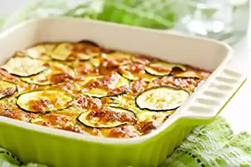 Gratin de courgettes à la crème