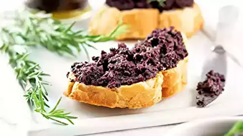 Ma Tapenade Maison, Rapide et Facile