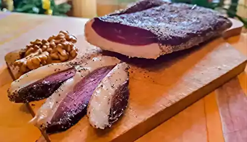 Magret de canard séché maison