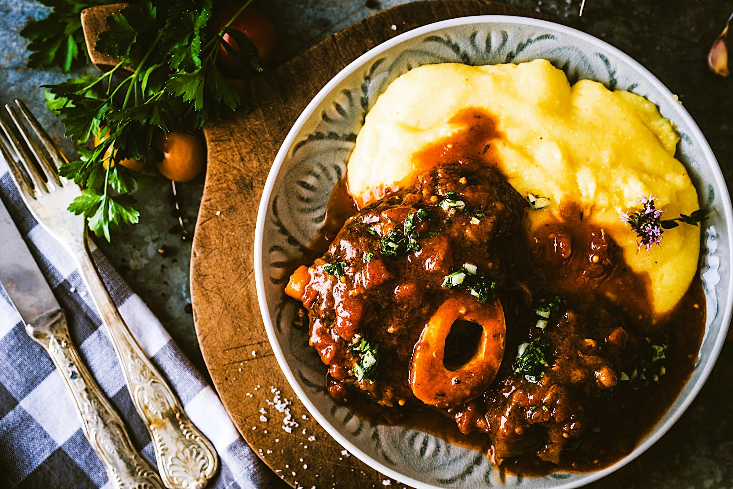 Mon Osso Buco de veau à la Milanaise