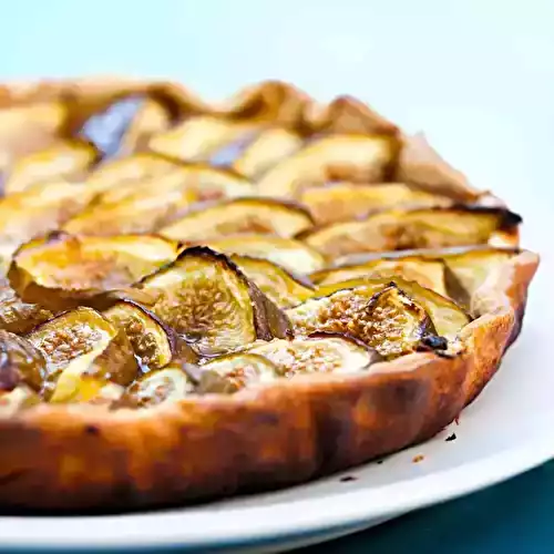 Tarte aux figues fraîches