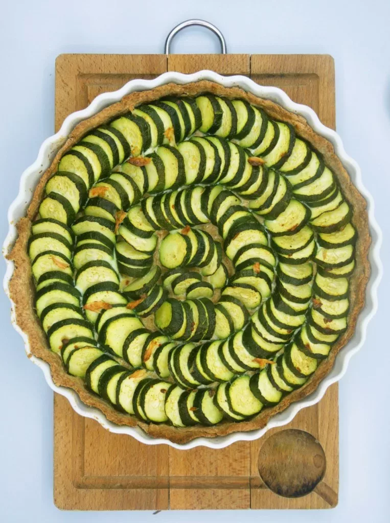 Tarte courgettes épices