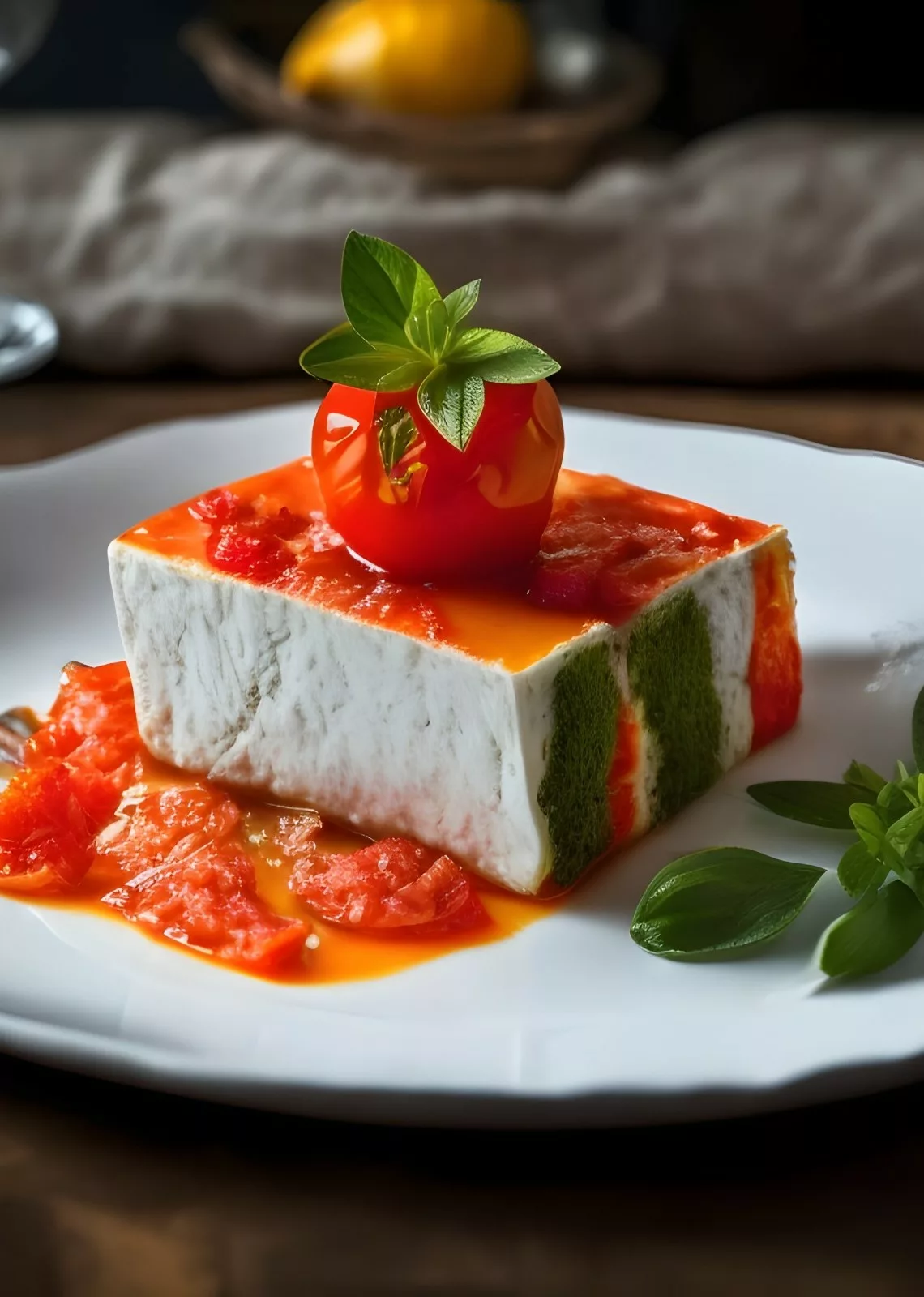 Terrine d’été à la Mozzarella