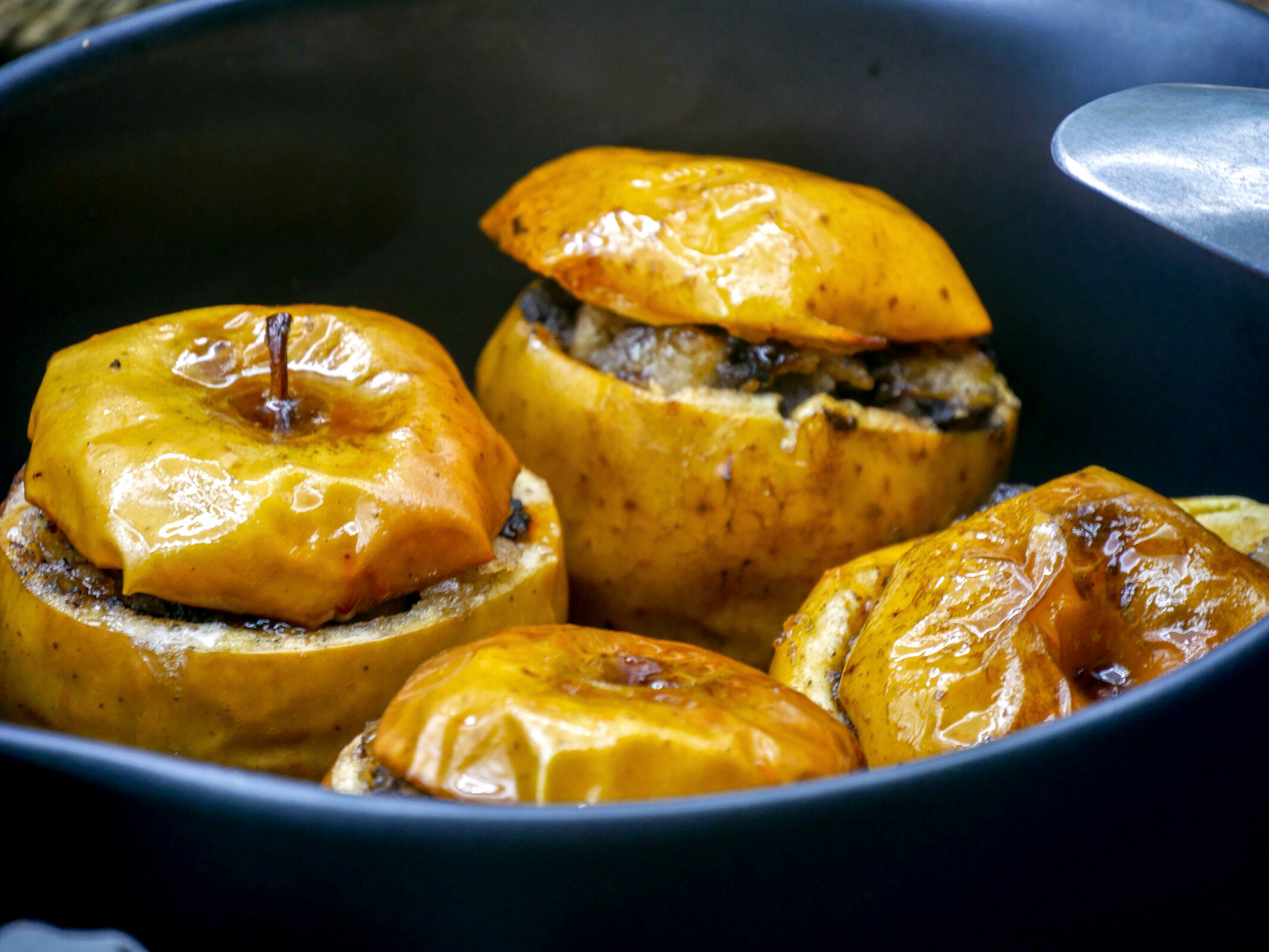 Pommes farcies au boudin noir